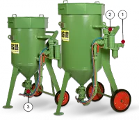 Аппараты абразивоструйные с дистанционным управлением DBS-100 RC / DBS-200 RC